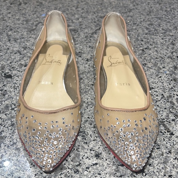 *SOLD* CHRISTIAN LOUBOUTIN | Follies Strass Flats - Picture 7 of 12